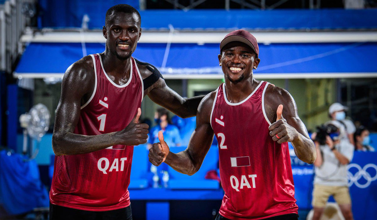 Qatar Beach Volleyball Team (1) Advance to Quarterfinals